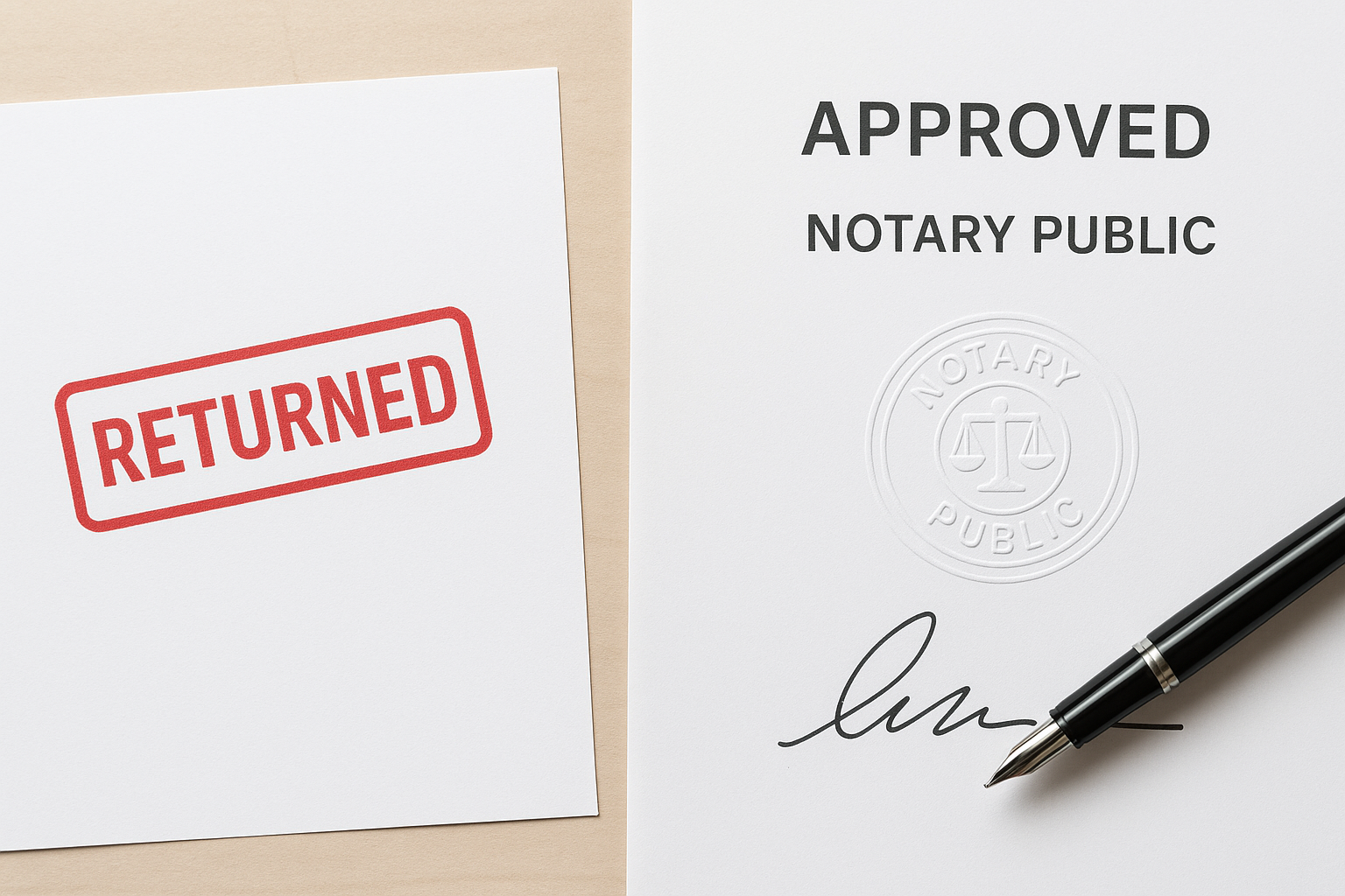 returned-approved documents